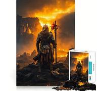 Le dernier Puzzle Sentinelle pour Adolescents, 1000 pièces, Jouet de logique Pure, Silencieux, Calme, aux Contours Nets, décoration Murale 38x52cm