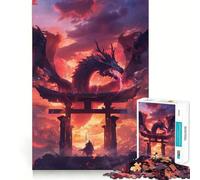 Le Dernier Rempart des Samouraïs Puzzle de 1000 pièces pour Adolescents Jeu de logique et de Train Anti-Stress Découpe Lisse Cadeau mémorable (38x52cm)
