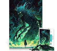 Le Dernier Rempart︰ Puzzle Fille Contre Spectre 1000 Pièces pour Adolescents Jeu de Logique Solide Activité à la Maison Bords Transparents Cadeau Précieux 50x75cm