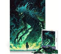 Le Dernier Rempart︰ Puzzle Fille Contre Spectre 1000 Pièces pour Adolescents Jeu de Logique Solide Activité à la Maison Bords Transparents Cadeau Précieux 50x75cm
