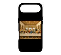 Le dernier souper pour Chats, Funny Cats, Cat Lovers, Cat Art Classic Coque pour iPhone Air