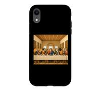 Le dernier souper pour Chats, Funny Cats, Cat Lovers, Cat Art Classic Coque pour iPhone XR