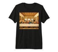 Le dernier souper pour Chats, Funny Cats, Cat Lovers, Cat Art Classic T-Shirt Haut de Gamme