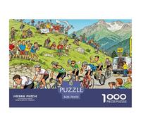Le dernier Sprint de la Course à vélo Puzzle en Bois Imperméable DIY Puzzles De 1000 Pièces pour Adultes Cadeaux Défi Et Casse-tête Jeux Éducatifs