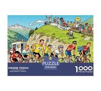 Le dernier Sprint de la Course à vélo Puzzle en Bois Imperméable Puzzles De 1000 Pièces pour Adultes Cadeaux Défi Et Casse-tête Jeux Éducatifs