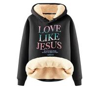 Le dernier sweat à capuche tendance automne et hiver en velours épais et chaud cardigan uni pour femme, Noir , M
