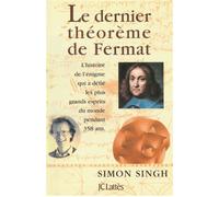 Le dernier théorème de Fermat - Simon Singh - Lattes - broché - Livre