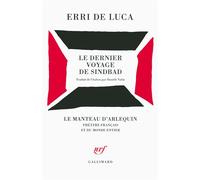 Erri De Luca – Le dernier voyage de Sindbad – Traduction Danièle Valin – Gallimard, broché