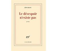 Zéno Bianu – Le désespoir n'existe pas – Gallimard