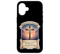 Le Design chrétien est Mon ministère Jésus-Christ Faith Coque pour iPhone 16