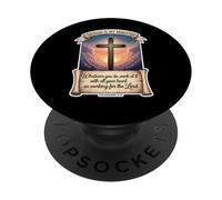 Le Design chrétien est Mon ministère Jésus-Christ Faith PopSockets PopGrip Adhésif