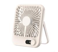 Le design compact et pliable rencontre la fonctionnalité dans ce ventilateur de bureau silencieux (kaki)