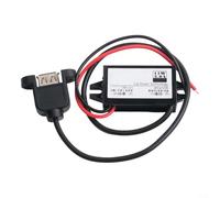 Le design de rectification synchrone assure une haute efficacité dans la conversion des niveaux de tension des batteries de voiture ou d'autres sources (USB unique avec oreille)