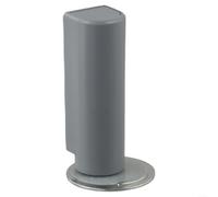 Le design élégant en acier inoxydable rencontre le magnétisme puissant dans ce butoir de porte efficace (gris)