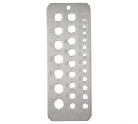 Le design élégant et pratique du mesureur en acier inoxydable fournit des lectures tout en conservant la durabilité