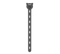 Le design élégant rencontre la fonctionnalité. Obtenez ce lot de 10 attaches de rangement réglables en silicone (noir)