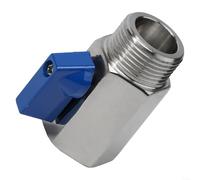 Le design innovant à double joint sur la mini vanne à bille en acier inoxydable 304 améliore l'efficacité de la gestion des fluides (3/4)
