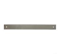 Le design innovant du porte-lime en acier à dents incurvées de 35,6 cm augmente l'efficacité du polissage (B)