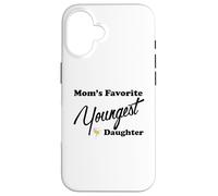 Le Design préféré de Maman est Le favori de la Jeune Fille de Maman Coque pour iPhone 16