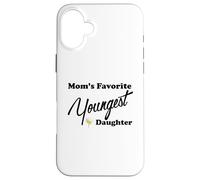 Le Design préféré de Maman est Le favori de la Jeune Fille de Maman Coque pour iPhone 16 Plus