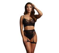 Ensemble 2 Pièces BLS004 Résille Bliss Collection Noir