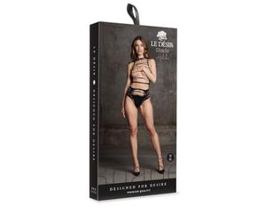 LE DÉSIR- SHADE-HELIKE XLV - DOS PIEZAS CON COPAS ABIERTAS, CROP TOP Y BRAGUITA - TALLA ÚNICA