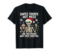 Le Désordre Chaud Préféré du Père Noël À Un Presque T-Shirt