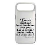 Le dessein de la grâce, Non Pas sous la Loi mais sous la grâce, Romains 6:14 Hommes Coque pour iPhone Air