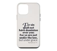 Le dessein de la grâce, Non Pas sous la Loi mais sous la grâce, Romains 6:14 Hommes Coque pour iPhone 12 Mini
