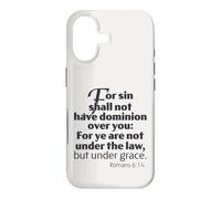 Le dessein de la grâce, Non Pas sous la Loi mais sous la grâce, Romains 6:14 Hommes Coque pour iPhone 17