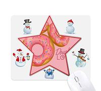 le dessert beignet western sweet food le bonhomme de neige étoile tapis de souris