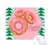 le dessert beignet western sweet food tapis de souris green pine tree tapis en caoutchouc