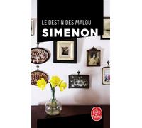 Le Destin des Malou - Georges Simenon - Lgf - Poche - Roman