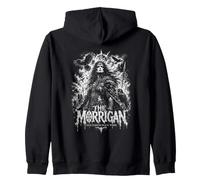 Le Destin Morrigan Vole sur Les Ailes Noires Sweat à Capuche