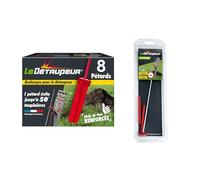 LE DETAUPEUR 8 Recharges Anti Taupes & 2 Tiges + 1 Palpeur - Fonctionne Uniquement Avec Le Kit Complet DETAUPEUR - Efficace & Puissant - Utilisable Sous La Pluie & En Toute Sécurité SAVRECHARG8