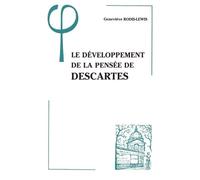 Le développement de la pensée de Descartes