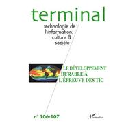 Collectif – Le développement durable à l'épreuve des TIC – Tome 106 – Broché
