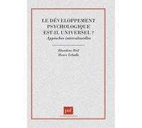 Le développement psychologique est-il universel ?