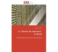 Le devoir de mémoire à l'école