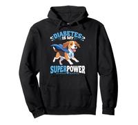 Le diabète chez Le Chien Beagle est Mon Super défenseur du diabète Sweat à Capuche