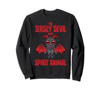 Le Diable de Jersey est Mon Animal Spirituel - Adorably Devilish Sweatshirt