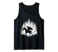 Le Diable de Jersey se promène dans la forêt Blanche en soirée Débardeur