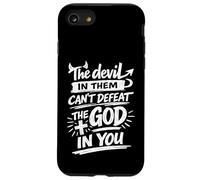 Le Diable en eux ne Peut Pas vaincre Le Dieu en Vous, Christian Coque pour iPhone SE (2020) / 7/8