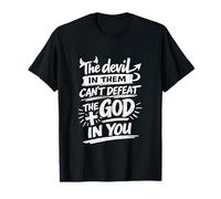 Le Diable en eux ne Peut Pas vaincre Le Dieu en Vous, Christian T-Shirt
