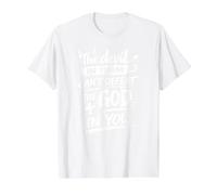 Le Diable en eux ne Peut Pas vaincre Le Dieu en Vous, Christian T-Shirt Graphique avec Valeur