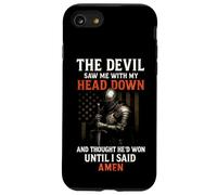 Le diable m'a vu de ma tête et a cru qu'il avait gagné, jusqu'à ce que je dise Amen Coque pour iPhone SE (2020) / 7 / 8