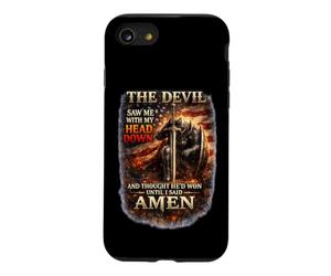 Le Diable m'a vu de ma tête et a cru qu'il Avait gagné, jusqu'à ce Que Je dise Amen Coque pour iPhone SE (2020) / 7/8