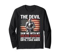 Le diable m'a vu de ma tête et a cru qu'il avait gagné, jusqu'à ce que je dise Amen Manche Longue