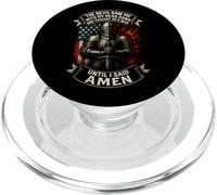 Le diable m'a vu de ma tête et a cru qu'il avait gagné, jusqu'à ce que je dise Amen PopSockets PopGrip pour MagSafe