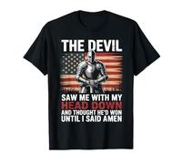Le diable m'a vu de ma tête et a cru qu'il avait gagné, jusqu'à ce que je dise Amen T-Shirt